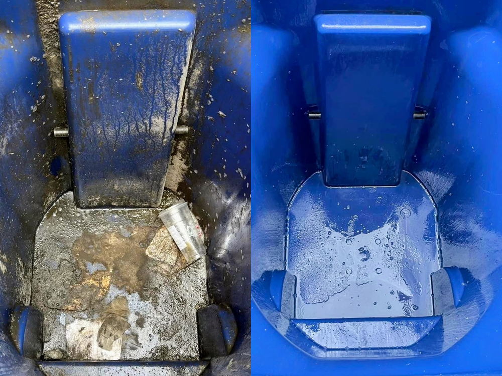 trash dirty vs. clean